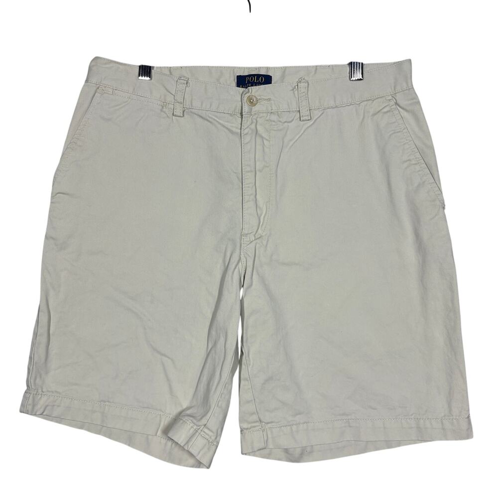 Polo Ralph Lauren Flat Front Shorts Casual Khaki - 34